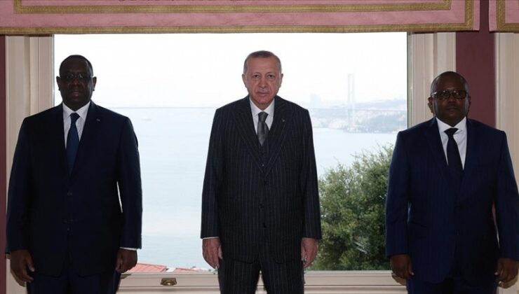 Erdoğan, Gine Bissau ve Senegal cumhurbaşkanları ile görüştü