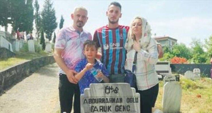 Trabzonsporlu Faruk Can amcasının ismini formasında yaşatıyor