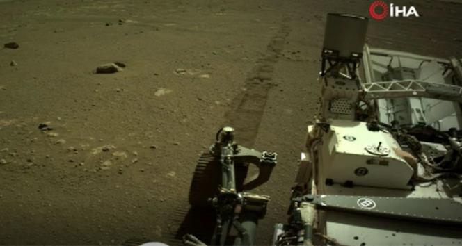 NASA, Mars kaşifinin yüzeydeki ilerleyişinin ilk sesini yayınladı