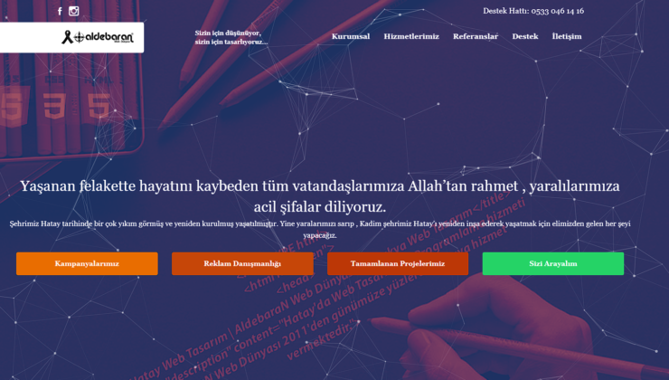Hatay Web Tasarım Piyasasının Öncüsü: Aldebaran Bilişim