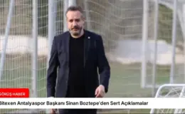 Bitexen Antalyaspor Başkanı Sinan Boztepe’den Sert Açıklamalar
