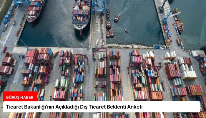 Ticaret Bakanlığı’nın Açıkladığı Dış Ticaret Beklenti Anketi