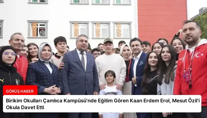 Birikim Okulları Çamlıca Kampüsü’nde Eğitim Gören Kaan Erdem Erol, Mesut Özil’i Okula Davet Etti