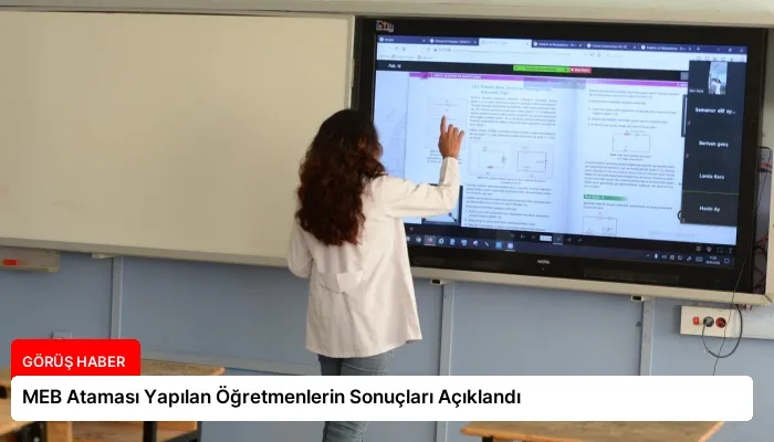 MEB Ataması Yapılan Öğretmenlerin Sonuçları Açıklandı