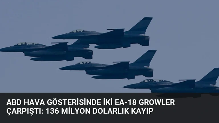 ABD Hava Gösterisinde İki EA-18 Growler Çarpıştı: 136 Milyon Dolarlık Kayıp