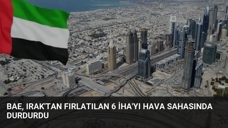 BAE, Irak’tan Fırlatılan 6 İHA’yı Hava Sahasında Durdurdu
