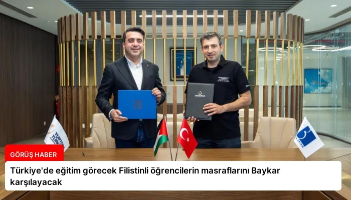 Türkiye’de eğitim görecek Filistinli öğrencilerin masraflarını Baykar karşılayacak