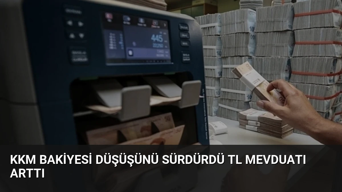 KKM Bakiyesi Düşüşünü Sürdürdü TL Mevduatı Arttı