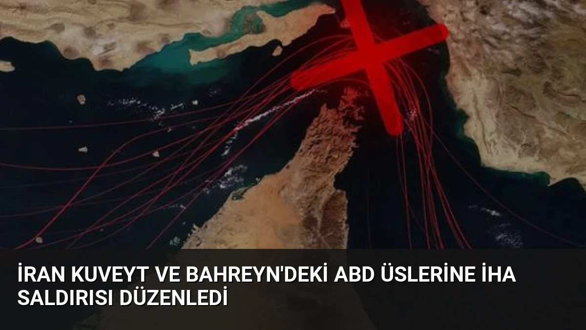 İran Kuveyt ve Bahreyn’deki ABD Üslerine İHA Saldırısı Düzenledi