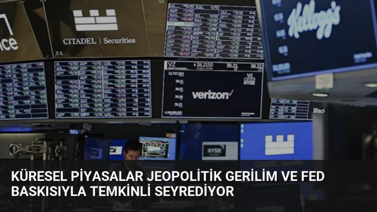 Küresel Piyasalar Jeopolitik Gerilim ve Fed Baskısıyla Temkinli Seyrediyor