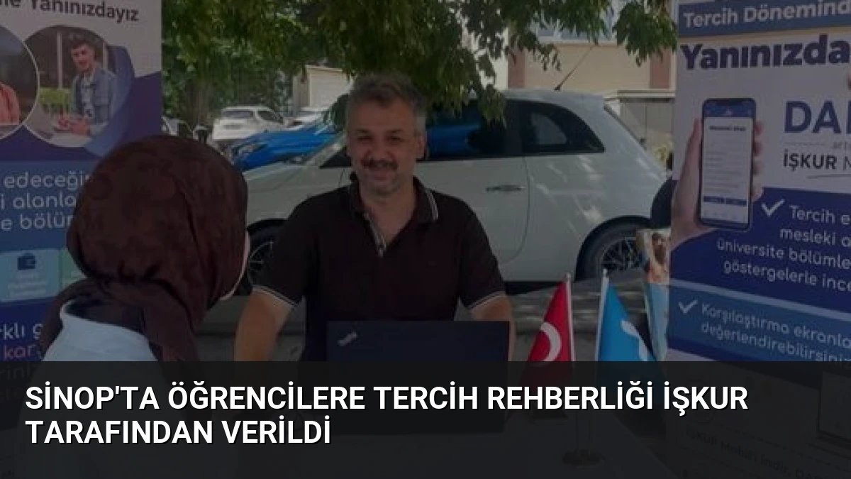 Sinop’ta Öğrencilere Tercih Rehberliği İŞKUR Tarafından Verildi