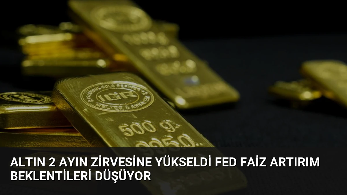Altın 2 Ayın Zirvesine Yükseldi Fed Faiz Artırım Beklentileri Düşüyor