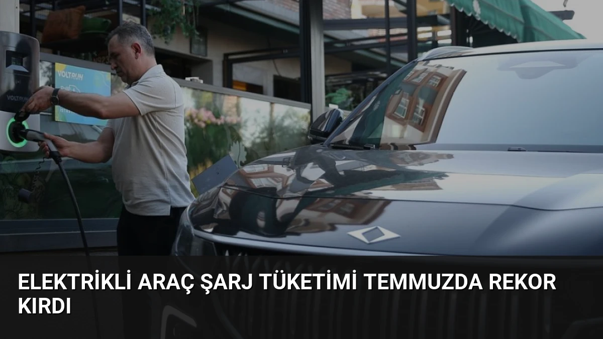 Elektrikli Araç Şarj Tüketimi Temmuzda Rekor Kırdı