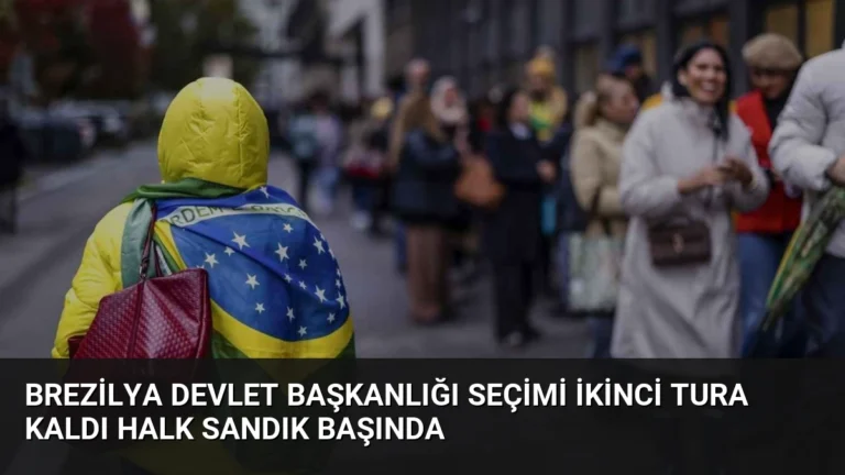 Brezilya Devlet Başkanlığı Seçimi İkinci Tura Kaldı Halk Sandık Başında