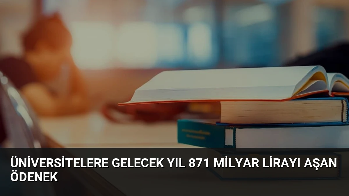 Üniversitelere Gelecek Yıl 871 Milyar Lirayı Aşan Ödenek